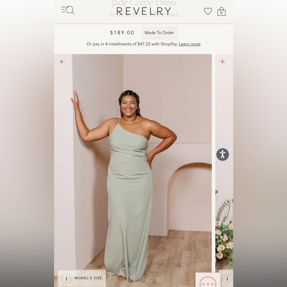 Revelry Jade Crepe Dress - Silver Sage